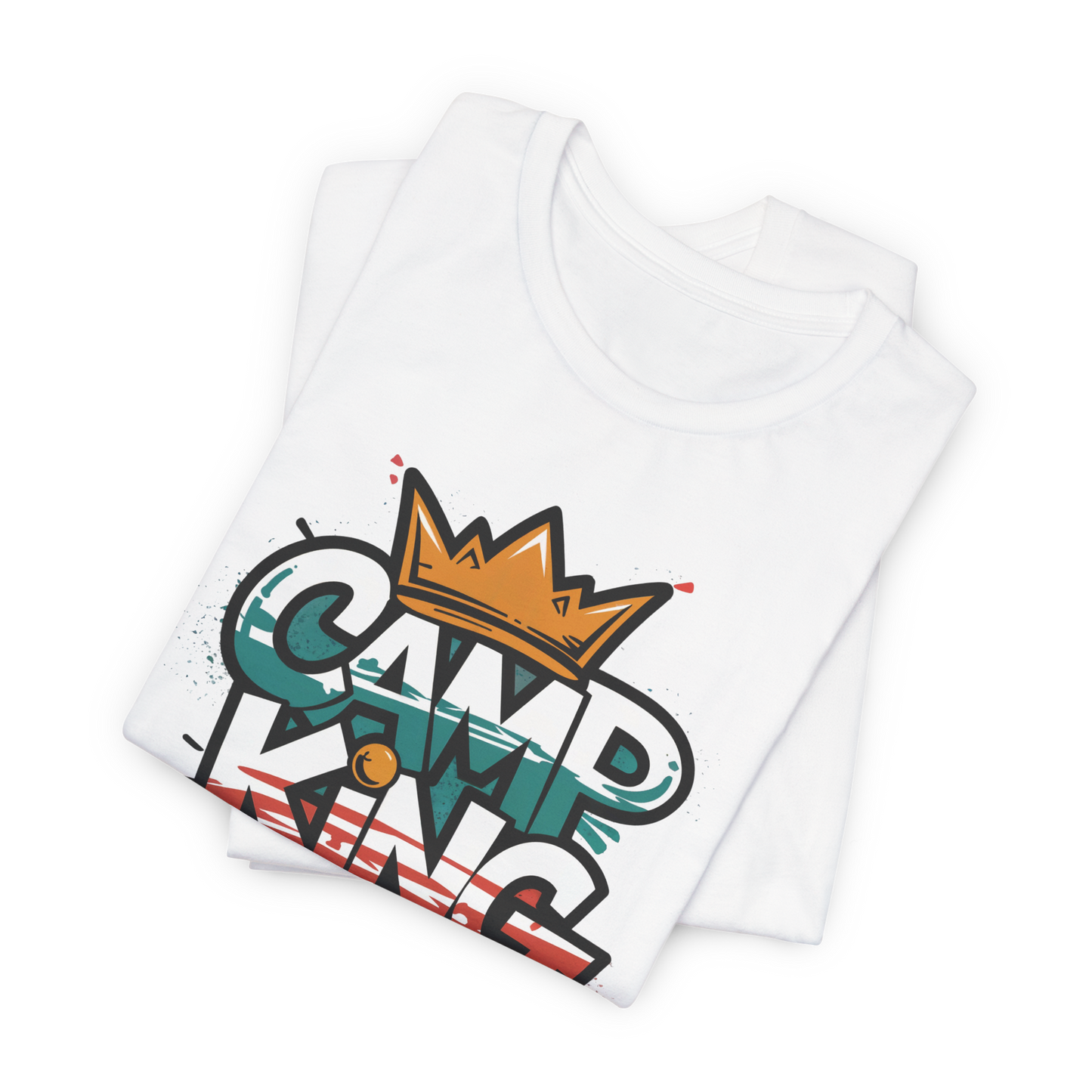 Camp King Glamping: Adventure with a Crown T-Shirt