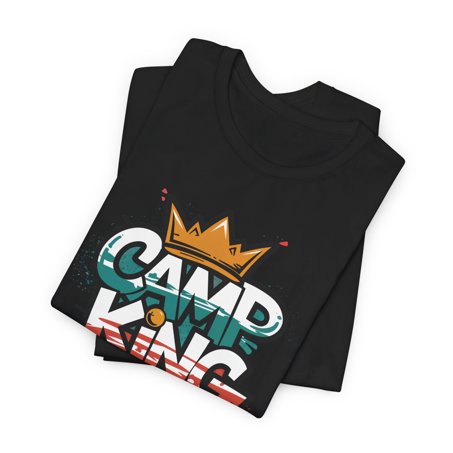 Camp King Glamping: Adventure with a Crown T-Shirt