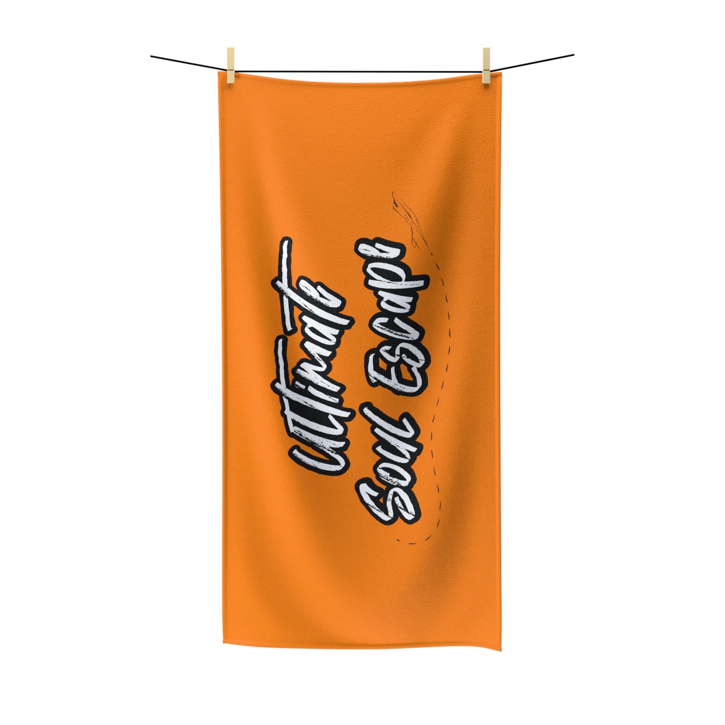 Autograph Polycotton Towel - Orange