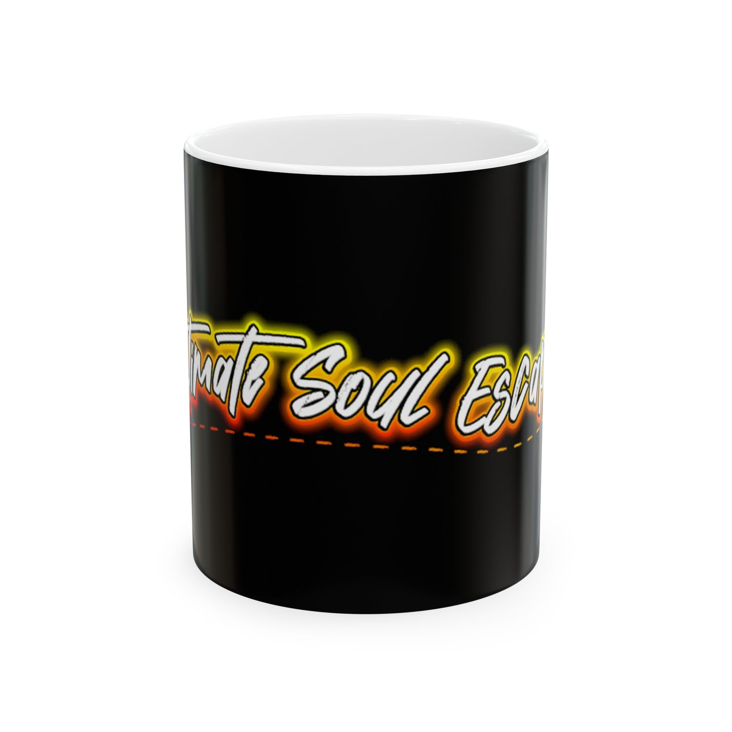 Autograph Ceramic Mug, 11oz - Black