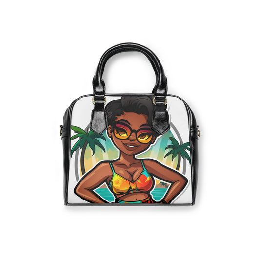 Tropicana Girl Shoulder Handbag