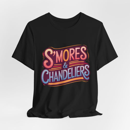 Glamping S'mores & Chandeliers T-Shirt