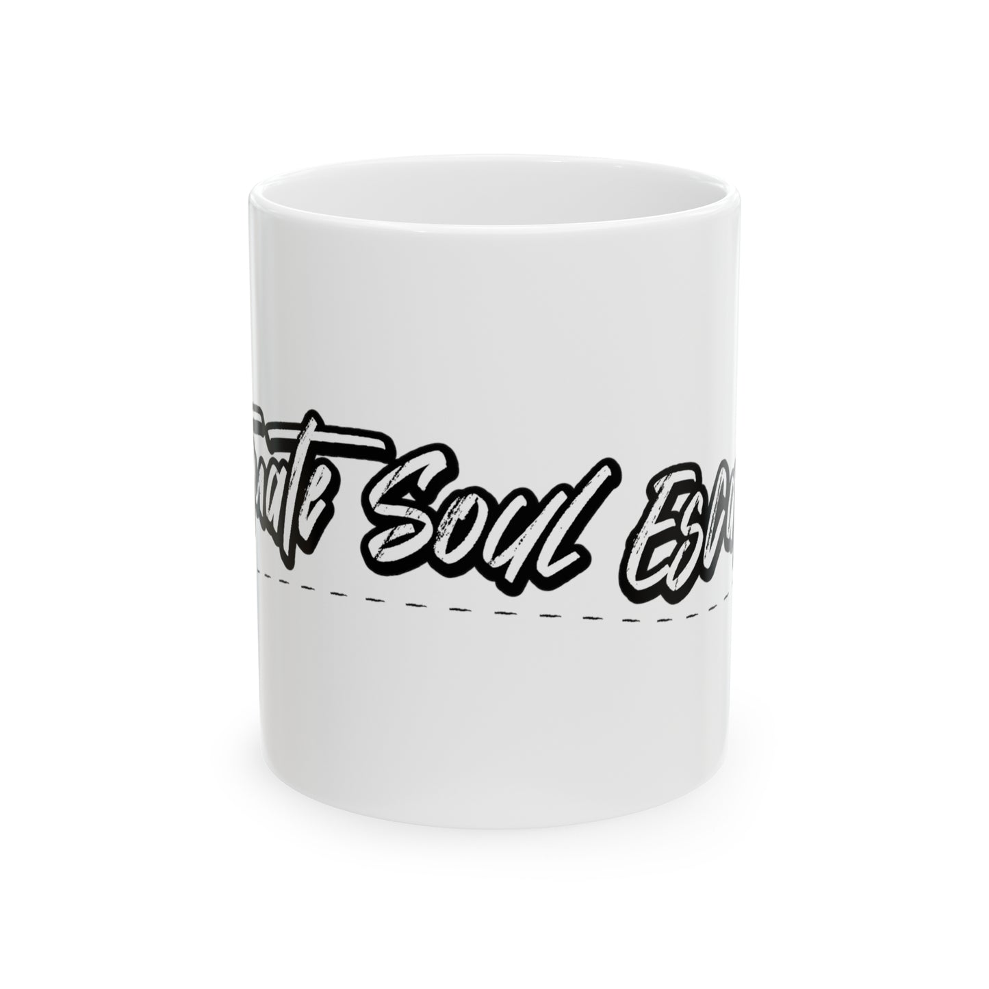 Autograph Ceramic Mug, 11oz - White