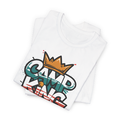 Camp King Glamping: Adventure with a Crown T-Shirt