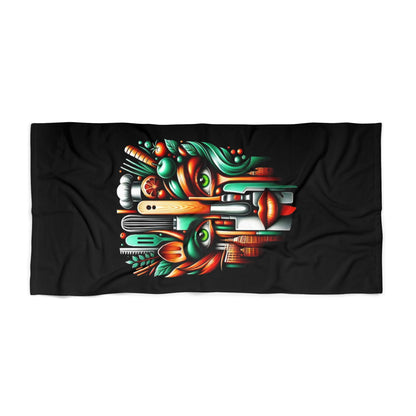 Green Eyez Beach Towel