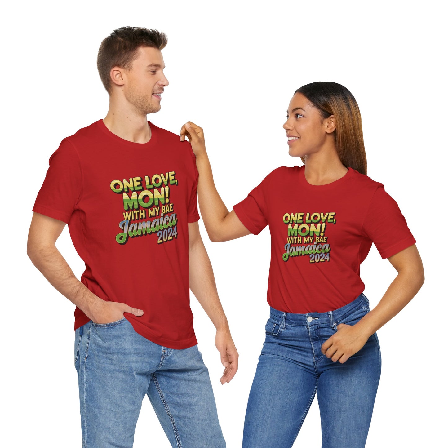 One Love Mon! With Bae Jamaica 2024 T-Shirt